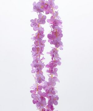 Decostar Artificial Flower Garland 80" - 24 Pieces - Lavender
