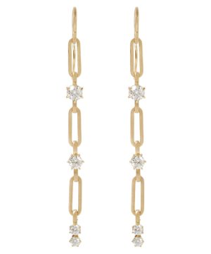 Exclusive to Mytheresa - Pia Small 18kt drop earrings with diamonds
